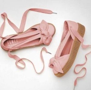 Puma Fenty by Rihanna Bow Creeper Leather Sandal